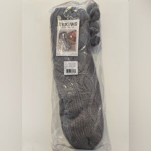 Muk Luks Dark Gray Cable Knit Socks